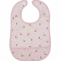 Bavoir à velcro plastifié Cerise