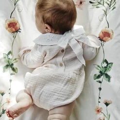 Bavoir bandana broderie anglaise Embroidery