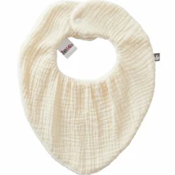Bavoir bandana Soft bambou réversible mousse de lait