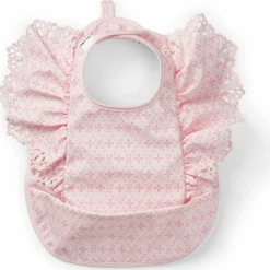 Bavoir Embroidery Anglaise Pink