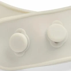 Bavoir en silicone nougat