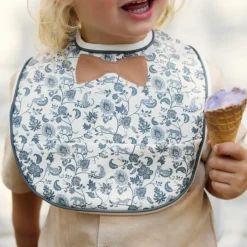 Bavoir Garden Leo Toile Bow