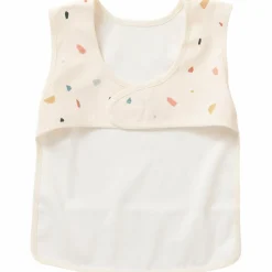 Bavoir intégral en tissu imperméable souple terrazzo (6-24 mois)