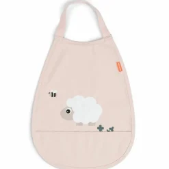 Bavoir élastique Tiny farm Rose
