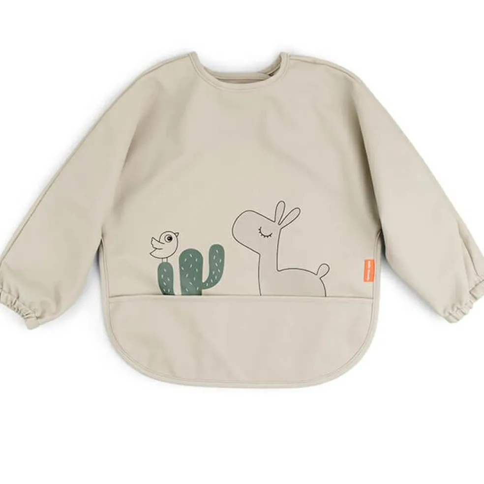 Bavoir manches avec poche Lalee Sable