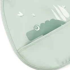 Bavoir petit lot de 2 Croco vert