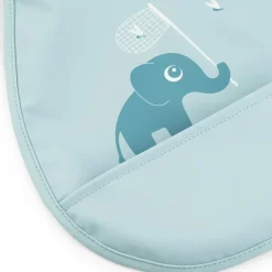 Bavoir petit lot de 2 Elphee bleu