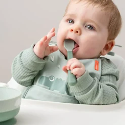 Bavoir petit lot de 2 Elphee bleu