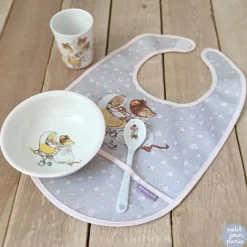 Bavoir plastifié à velcro Ernest et Célestine