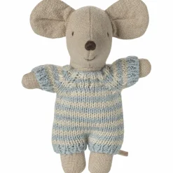 Bébé souris dans la nacelle Bleu