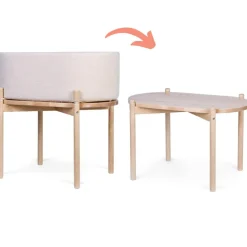 Berceau 2 en 1 Teddy écru