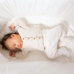 Berceau en rotin avec pieds en métal - Reconditionné