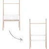 Berceau tipi 50 x 90 cm convertible en étagère