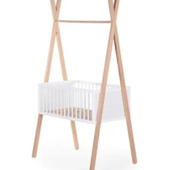 Berceau tipi 50 x 90 cm convertible en étagère