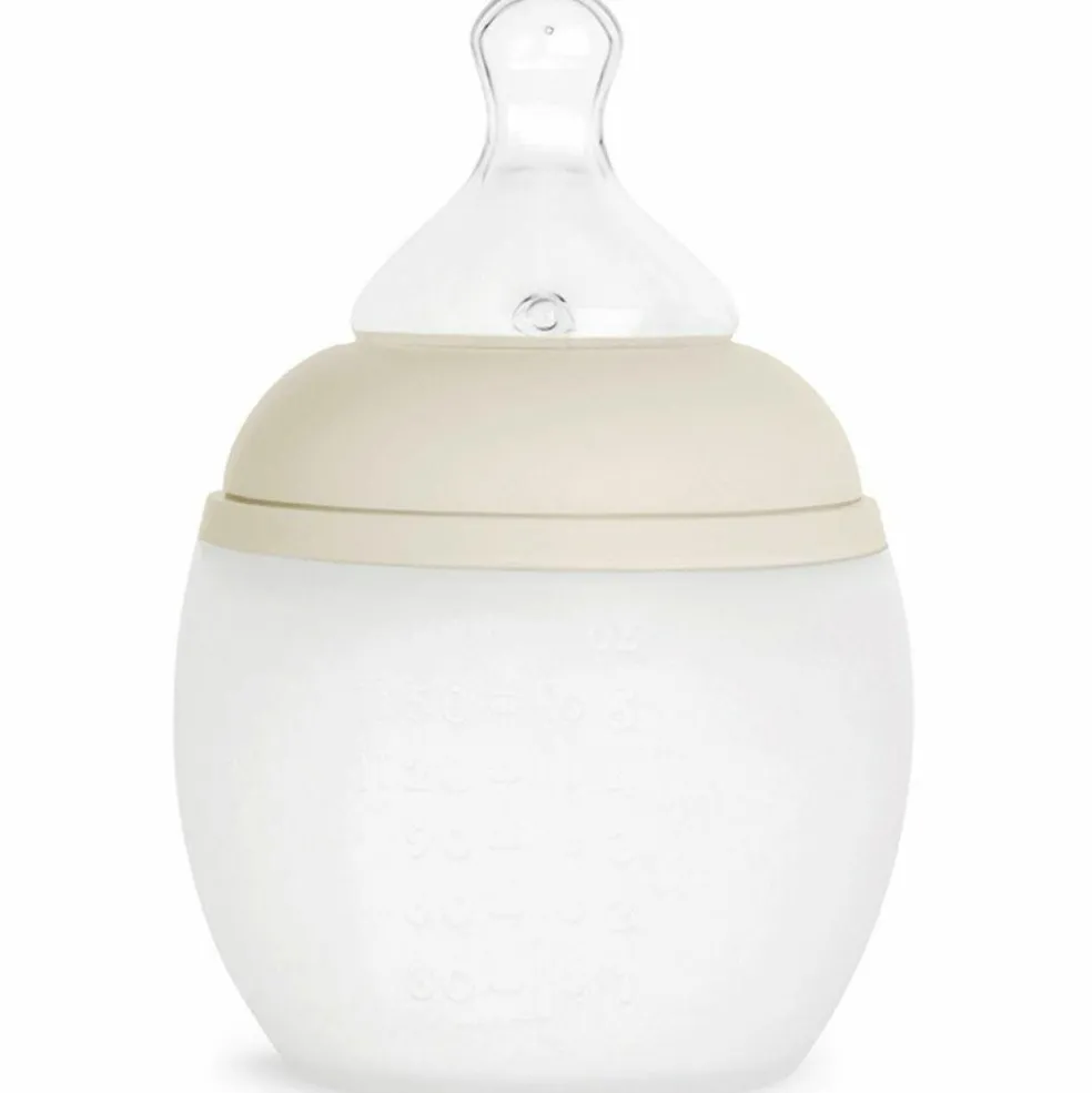 Biberon anti-colique en silicone sand (150 ml)