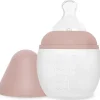 Biberon anti-colique en silicone Blush (150 ml)