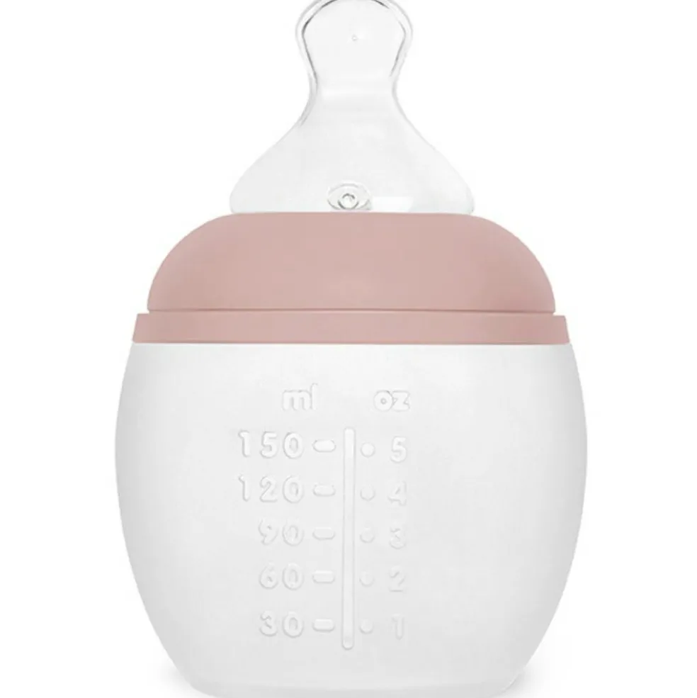Biberon anti-colique en silicone Blush (150 ml)