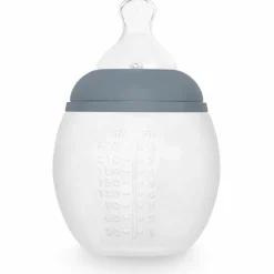 Biberon anti-colique en silicone Blue Grey (240 ml)
