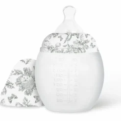 Biberon anti-colique en silicone X Tartine et Chocolat gris (240 ml)