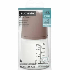 Biberon anti-colique Zerø.Zerø - Taille unique Spécial Allaitement - A Deep (180 ml)
