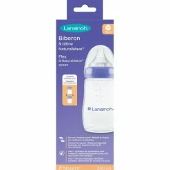 Biberon avec tétine NaturalWave (240 ml)
