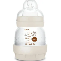 Biberon Easy Start nouveau-né - 130ml - Sable - Tétine débit 0