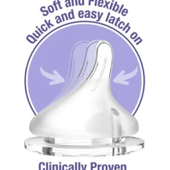 Biberon en verre Natural Wave spécial allaitement (240 ml)