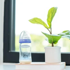 Biberon en verre Natural Wave spécial allaitement (160 ml)