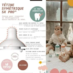Biberon tétine SXPro L Walk In The park vert (360ml)