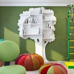 Bibliothèque arbre Sam (coloris au choix)