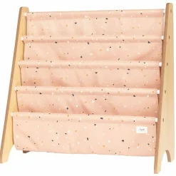 Bibliothèque en tissu recyclé Terrazzo argile