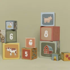 Blocs à empiler en carton Little Farm