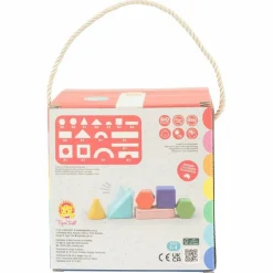 Blocs à empiler et hochet (24 pièces)