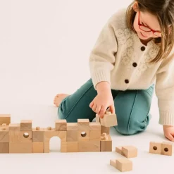 Blocs de construction en bois FSC Brick A Block Starter (24 pièces)
