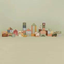 Blocs de construction en bois Little Farm