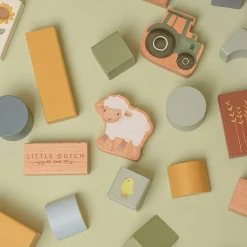 Blocs de construction en bois Little Farm