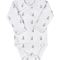 Body manches longues blanc Sophie la girafe (naissance)