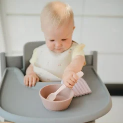 Bol à ventouse en silicone Blush