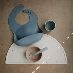 Bol à ventouse en silicone Natural