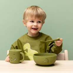 Bol en silicone avec ventouse Mr. Dino