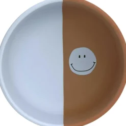 Bol en silicone Happy Rascals Smile bleu ciel