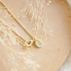 Bola de grossesse Aimée chaîne (or jaune 18 carats)