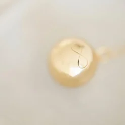 Bola de grossesse Aimée cordon blush (or jaune 18 carats)