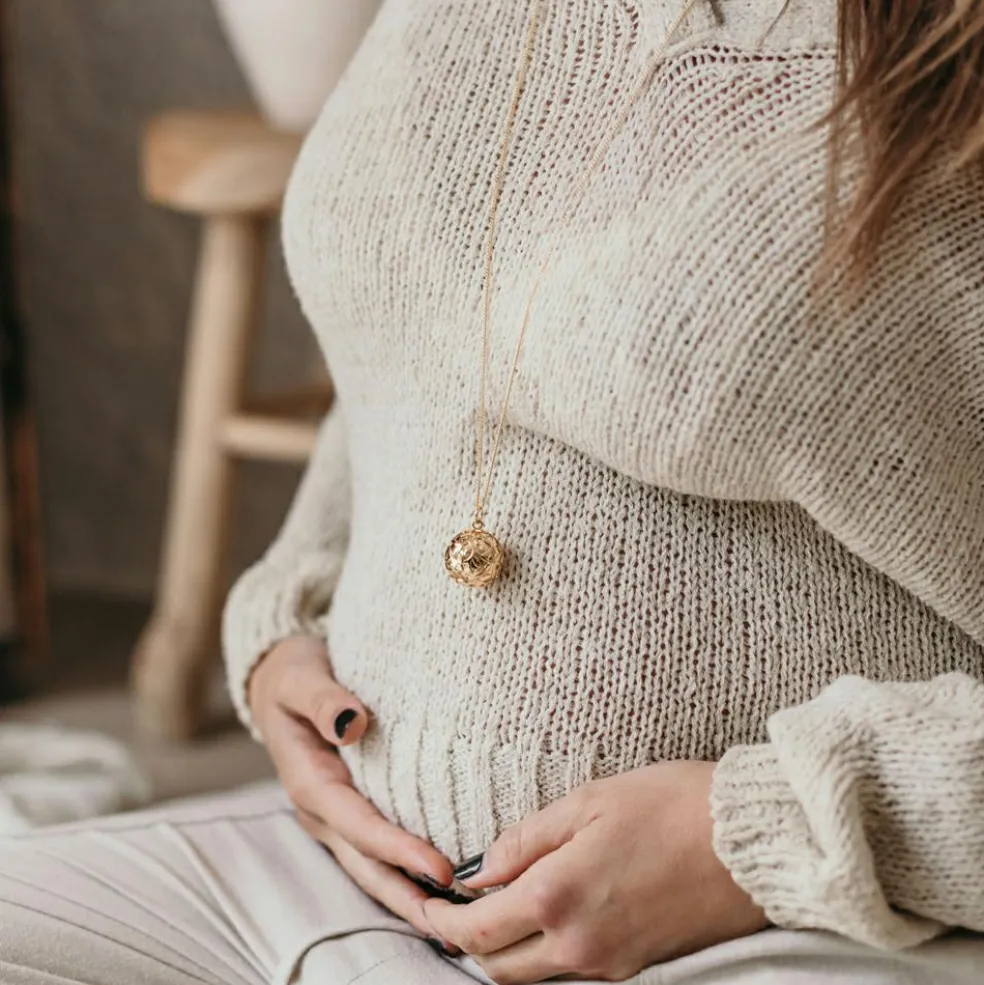 Bola de grossesse Canopée chaîne (or jaune 18 carats)