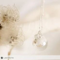 Bola de grossesse Equilibre chaîne personnalisable (plaqué argent 925)