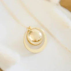 Bola de grossesse Gaïa chaîne (or jaune 18 carats)