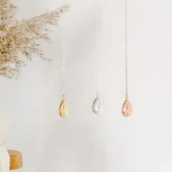 Bola de grossesse Goutte chaîne (plaqué argent 925)