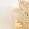 Bola de grossesse Gri-Gri Cœur chaîne (or jaune 18 carats)