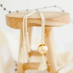 Bola de grossesse Mala cordon personnalisable (or jaune 18 carats)