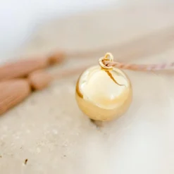 Bola de grossesse Origine cordon personnalisable (or jaune 18 carats)